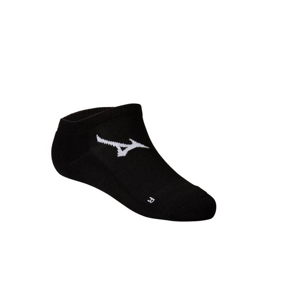 Calcetines Mizuno RUNBIRD® No Show Hombre Negras Outlet HFJK-62897